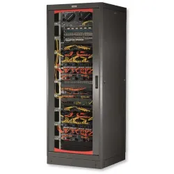 Szafa Rack 19 42u 800x600 Drzwi Szklane Cokół